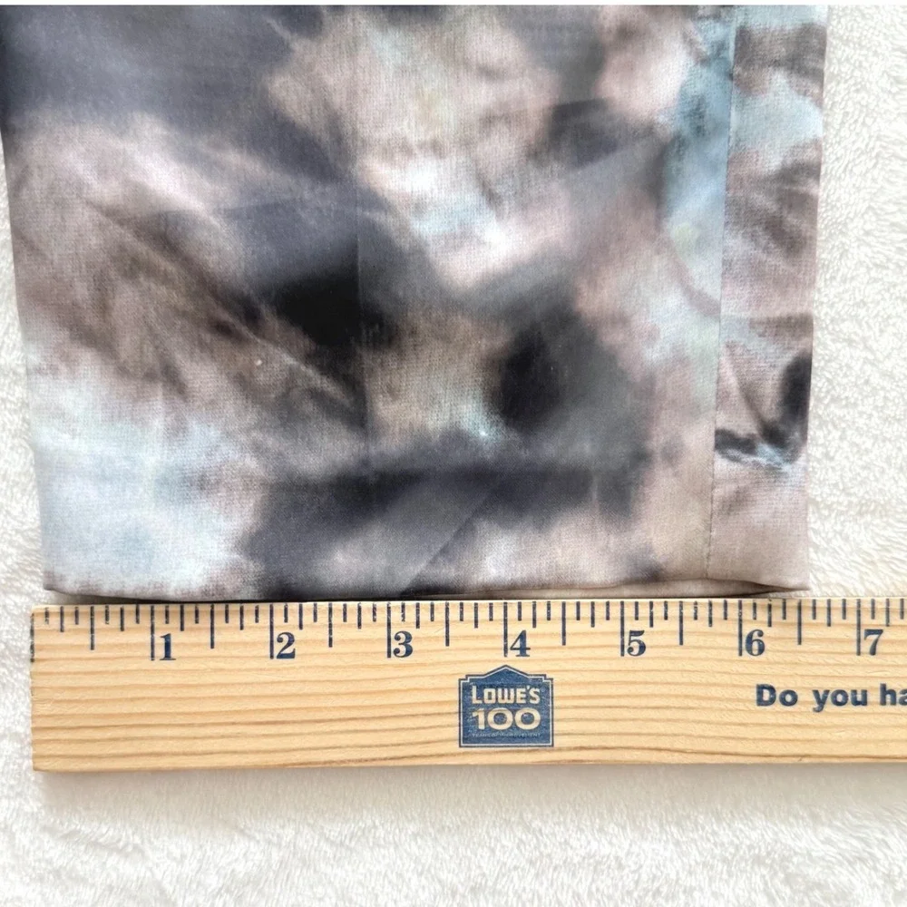 INC Slim Fit Pants Mens 32x30(28 inseam) Gray Abstract Tie Dye Stretch  Casual